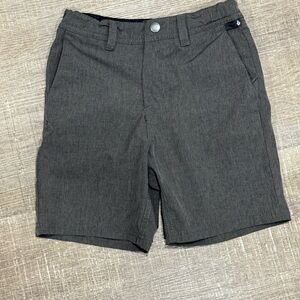 Volcom Men's Charcoal Flat-Front Shorts